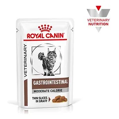 Royal Canin Veterinary Feline Gastrointestinal Moderate Calorie padaže, drėgnas maistas katėms