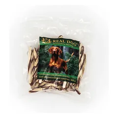 Real Dog SNACKS Sukti antienos ir menkės sumuštiniai 500g
