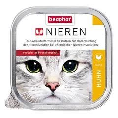 beaphar inkstų dieta 6 x 100 g, drėgnas maistas katėms