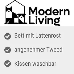 Modern Living guolis šunims Richmond, L 78 x B 53 x H 22 cm — 3 nuotrauka