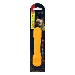 Dog Fantasy LED prisegamas šviečiantis antkaklio elementas (oranžinė) — 5 nuotrauka