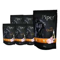 DOLINA NOTECI PIPER Animals su putpelėmis 10x500 g drėgno šunų ėdalo