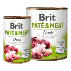 Brit Care konservai šunims Duck Pate & Meat 400g. – 800g., 400 g parduotuvėje zoobaze.lt