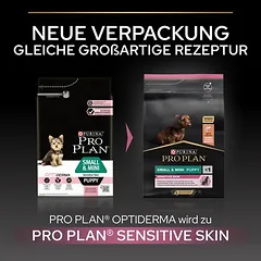 PURINA PRO PLAN Small & Mini Puppy Sensitive Skin sausas maistas šuniukams — 3 nuotrauka