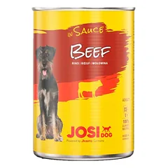 Josera JosiDog Beef In Sauce visavertis konservuotas maistas suaugusiems šunims su jautiena, 415 g