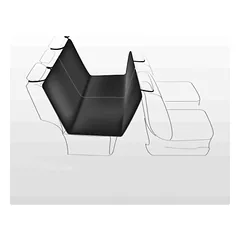 TRIXIE automobilio sėdynės užtiesalas su šonais 1.50×1.35 m juodas