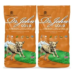 Dr John Gold su višta didelių veislių šunims, sausas maistas šunims, 2 x 15 kg — 2 nuotrauka