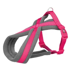 TRIXIE Premium touring petnešos, S 35-65cm/20mm, fuksija