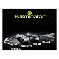 FURminator maudymo šepetys, Ø 7,8 x H 4,8 cm — 5 nuotrauka