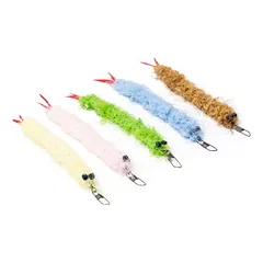 Canadian Cat Company kačių meškerės pakabukas Krevetė Ebi Tempura, L 15 x B 1.5 x H 1.5 cm - rožinė — 5 nuotrauka