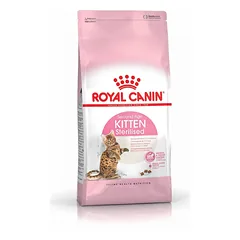 ROYAL CANIN Kitten Sterilised 2x2 kg sausas maistas kačiukams nuo 4 iki 12 mėnesių amžiaus, kastruotiems