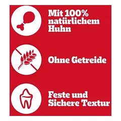 PEDIGREE® RANCHOS™ Reward Centres su 100% natūralia višta, skanėstai šunims, 80 - 124 g — 4 nuotrauka