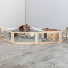 Trixie patalpų aptvaras jūrų kiaulytėms, L 60 x H 30 cm, 4 elementai — 2 nuotrauka