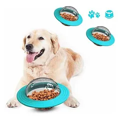 Hundefutterball, blau, interaktives Spielzeug für mittelgroße Hunde