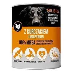 Mr.BIG vištienos gabaliukai padaže šunims 6x400g