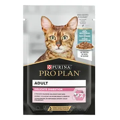 Purina Pro Plan Adult Delicate Digestion su jūros žuvimis, drėgnas maistas katėms 85 g