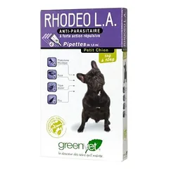 GREENVET - RHODEO L.A. Antiparasitäre Pipette für kleine Hunde (1-10 kg) -
