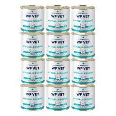 WF VET Hipoalerginis kačių maistas su kiauliena, 12x200 g
