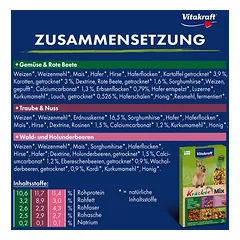 Vitakraft krekeriai nykštukiniams triušiams Trio-Mix — 3 nuotrauka