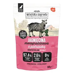 Wiejska Zagroda Monoprotein Adult drėgnas maistas šunims 500 g, > 500 g — 3 nuotrauka