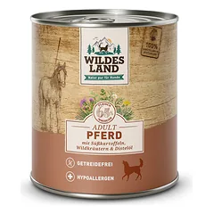 WILDES LAND Classic Adult Horse with Sweet Potato konservai šunims su arkliena ir batatais, 800 g