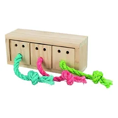 Trixie Snack Cube medinis žaislas graužikams, 15 × 5.5 × 6 cm