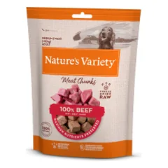 Nature’s Variety Meat Chunks liofilizuoti jautienos kubeliai šunims, 50 g