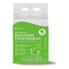 Tofu kraikas katėms obuolių kvapo 6L x 8 vnt ( dėžė )