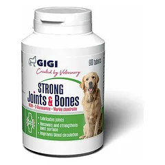 GiGi Strong Joints & Bones tabletės šunims sąnarių ir kaulų sveikatai, N90