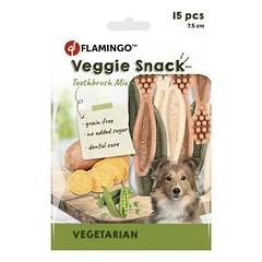 Flamingo Veggie Zahnbürste Mix