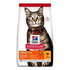 Hill's Science Plan Cat Adult 1-6 su vištiena, sausas maistas katėms 3 kg parduotuvėje 1petshop.lt