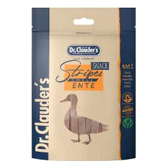 Dr. Clauders Stripes Snack Ente Small skanėstas šunims ir katėms juostelėmis su antiena, 80 g