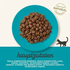 Applaws Adult su jūros žuvimi ir lašiša, sausas maistas katėms, 5 - 9,9 kg — 2 nuotrauka