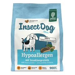 Green Petfood InsectDog Hypoallergen sausas maistas jautriems šunims su vabzdžiais, 900 g