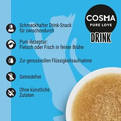 Cosma Drink skanėstai katėms 6 x 100 g — 2 nuotrauka