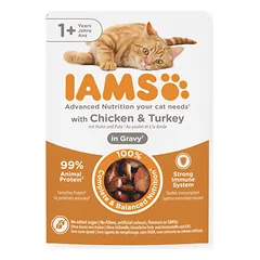IAMS Delights konservai katėms su vištiena ir kalakutiena, 85 g — 2 nuotrauka