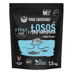 PAKA ZWIERZAKA maistas Lašiša ir Baltijos jūros žuvys 1,5kg