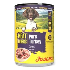 Josera Meatlovers Pure drėgnas maistas šunims, ekonominė pakuotė 24 x 400 g, Kalakutiena — 3 nuotrauka
