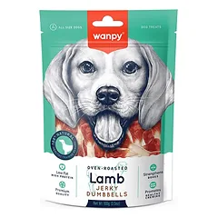 Wanpy Jerky Dumbells ėrienos skanėstai šunims 500 g