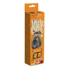 Mealberry Little One lazdelės žiurkėnams, žiurkėms, pelėms ir smiltpelėms su vaisiais ir riešutais 2 x 60 g