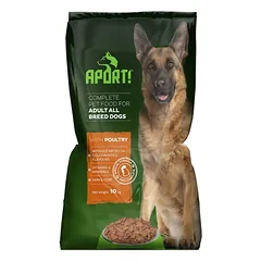 APORT SAUSAS ŠUNŲ PAŠARAS SU PAUKŠTIENA, 10 KG