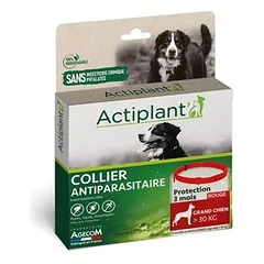 LABORATOIRE AGECOM - Antiparasitäres Halsband für Hunde - Actiplant - AGEC