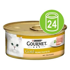 Gourmet Gold Mousse 24 x 85 g Nassfutter für Katzen