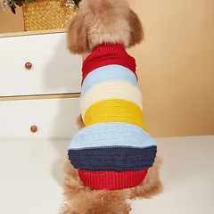 PAW COUTURE gyvūnų augintinių megztinis, margas, margas, S dydis — 5 nuotrauka