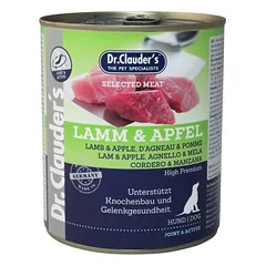 DR. CLAUDER'S Lamb&apple konservai šunims su ėriena ir obuoliais, 800 g