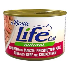 Life Cat "Le Ricette" drėgnas maistas katėms 4 x 150 g