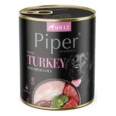 DOLINA NOTECI Piper šunims su kalakutiena ir brokoliais 800g