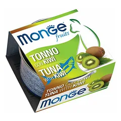 Monge Fruits Adult tuno gabaliukai su kiviu, drėgnas maistas katėms 80 g