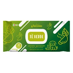 RECORD WET WIPES 20X30 CM GREEN TEA 40pcs