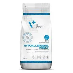 VetExpert Veterinary Diet Hypoallergenic Insect sausas maistas alergiškiems, maisto netoleruojantiems šunims, 12 kg